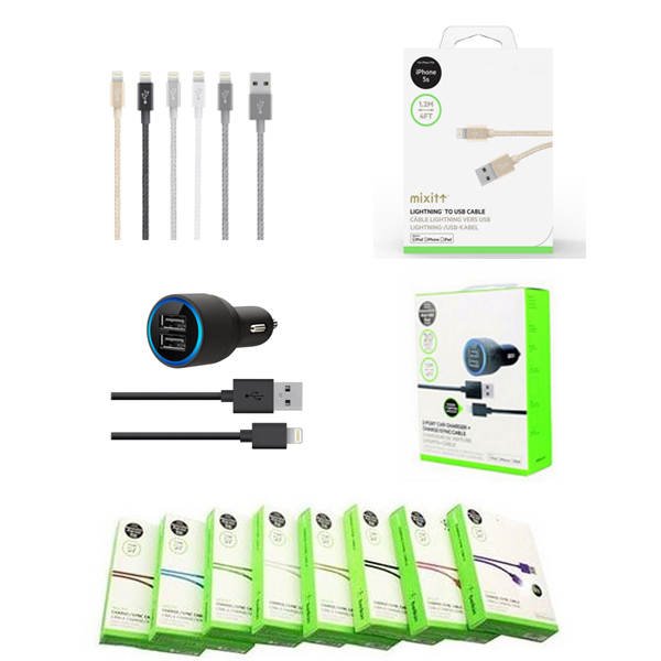 Belkin Cable USB y cargador para carro para iPhone 6, 5S, 5C